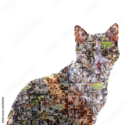 Cat, alienated, puzzle, many photos with cats, Germany, Europe
