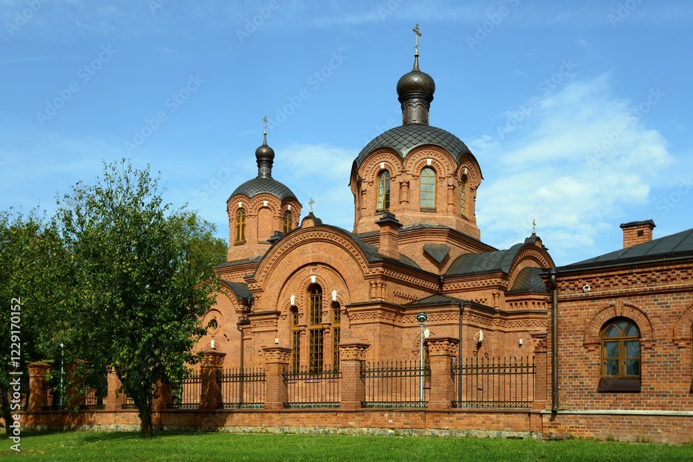 Obraz premium Orthodox Church of St. Nicholas, Bialowieza, Podlaskie, Poland, Europe