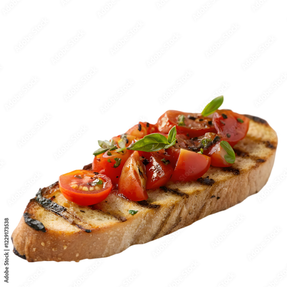 Delicious Bruschetta Toasted Bread Tomato Topping Delicious Bruschetta Toasted Bread Tomato Topping