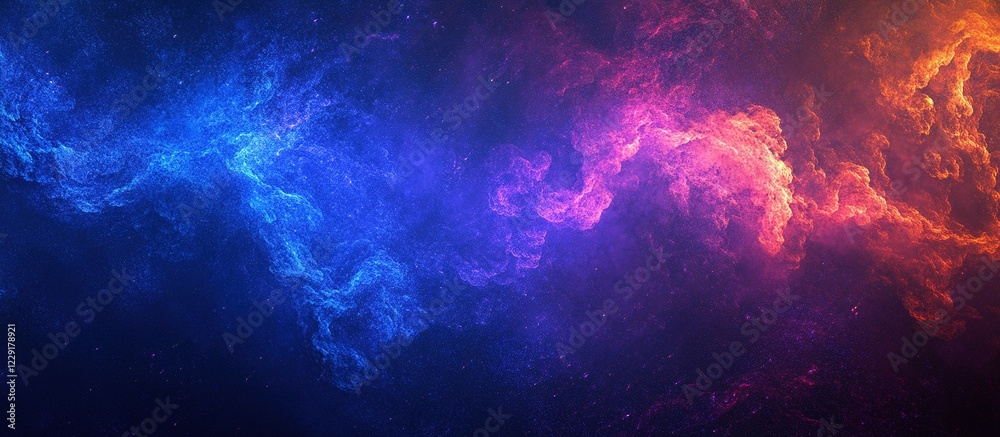 Fototapeta premium Abstract colorful smoke background.