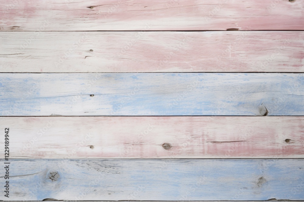 Pastel blue and pink wood boards background. KI generiert, generiert AI generated Pastel blue and pink wood boards background. KI generiert, generiert AI generated