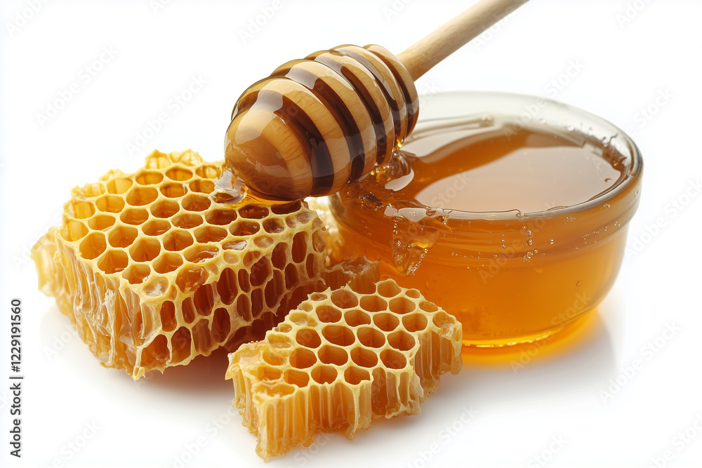 honeycomb with honey