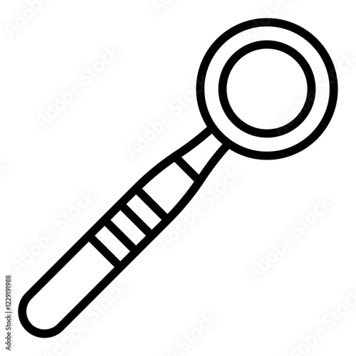 Dental Mirror line icon