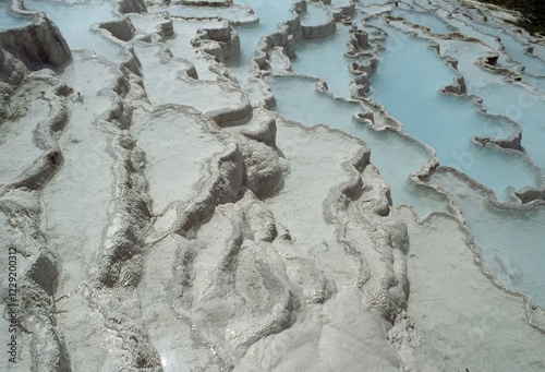 Terraces, Pamukkale, Turkey, Asia