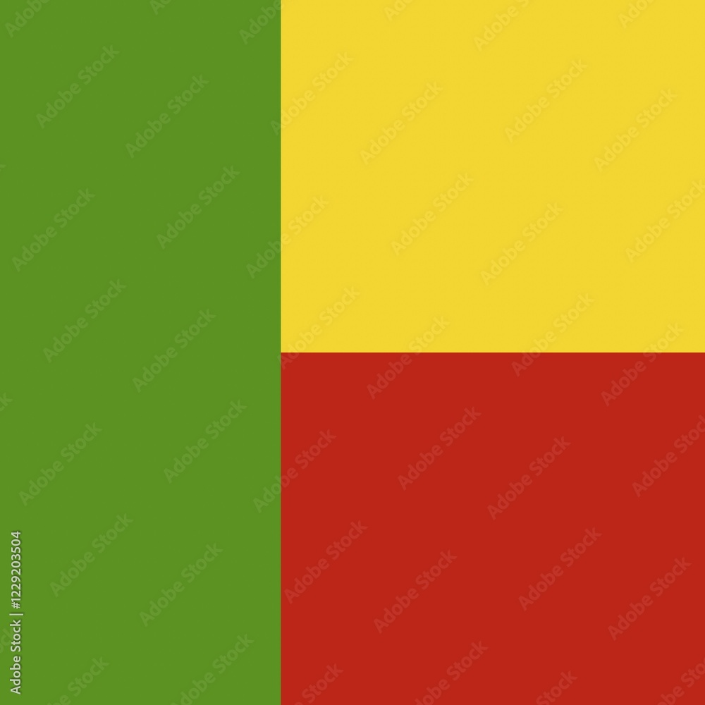 Official national flag of Benin Official national flag of Benin