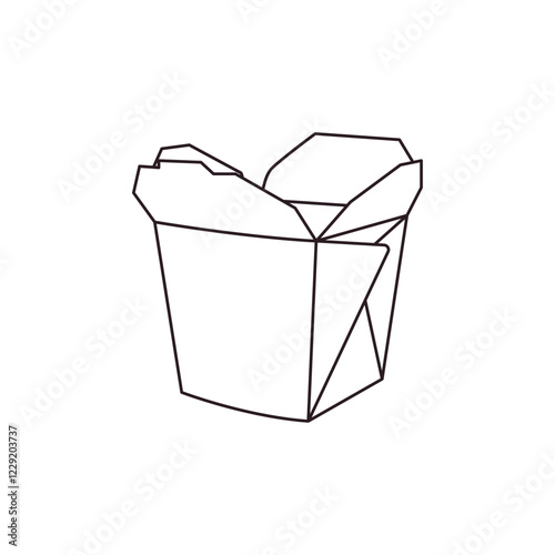 take away food box container chinese takeout