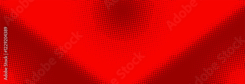 Crimson red pop art retro comic background with halftone dots desing, vector illustration eps10	