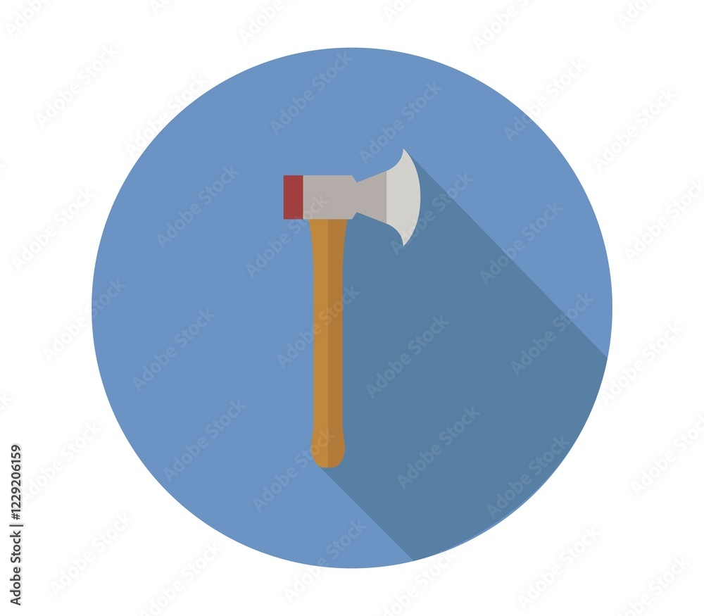 Ax icon illustrated in vector on white background Ax icon illustrated in vector on white background