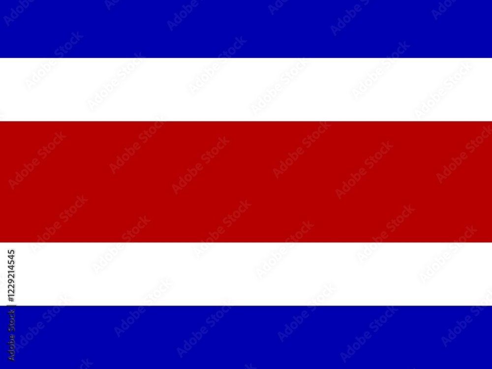 Official national flag of Costa Rica Official national flag of Costa Rica