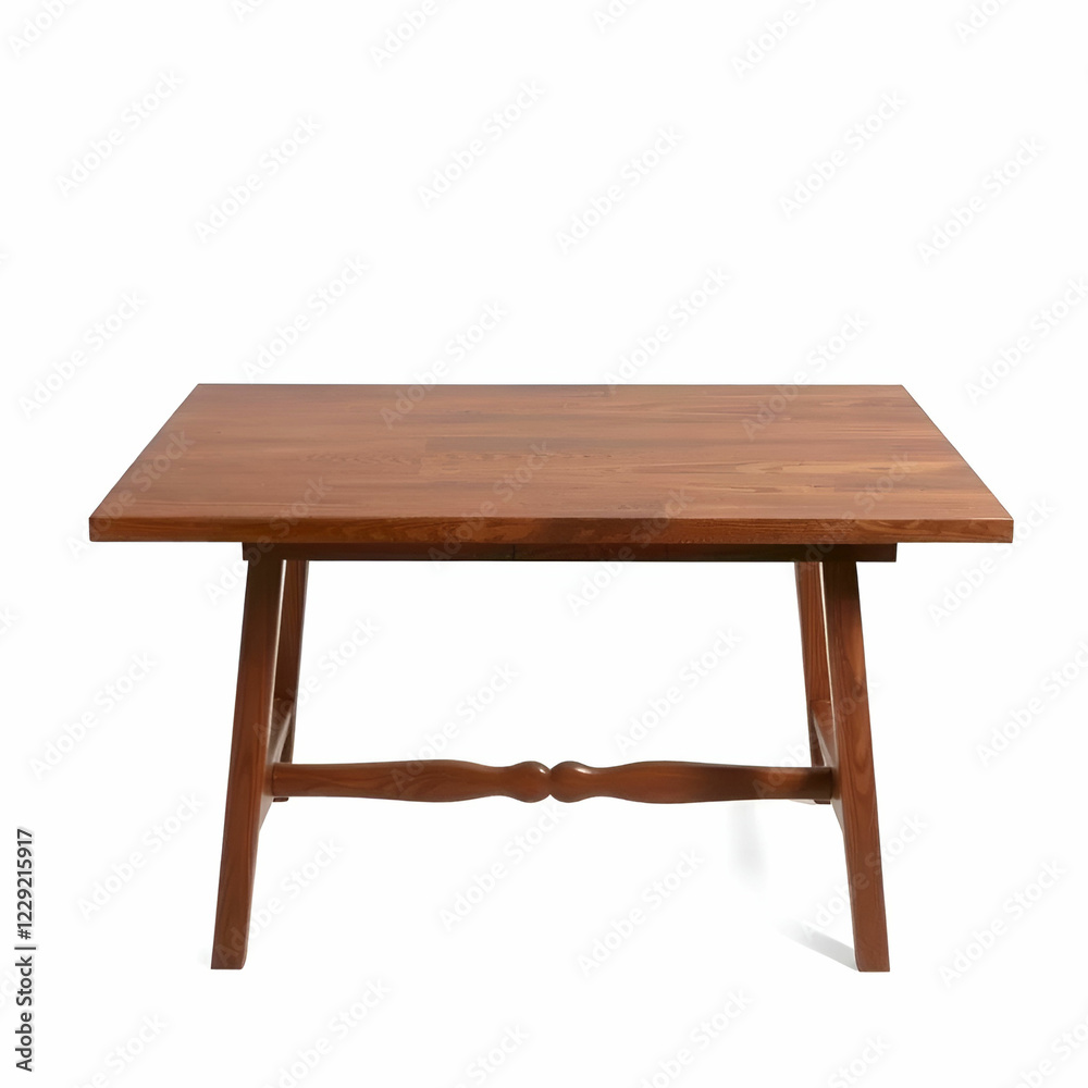 Table isolated on transparent background