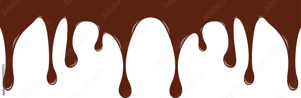 Melted Chocolate Vector Melted Chocolate Vector