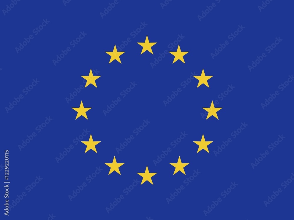 Official flag of the EU, European Union
