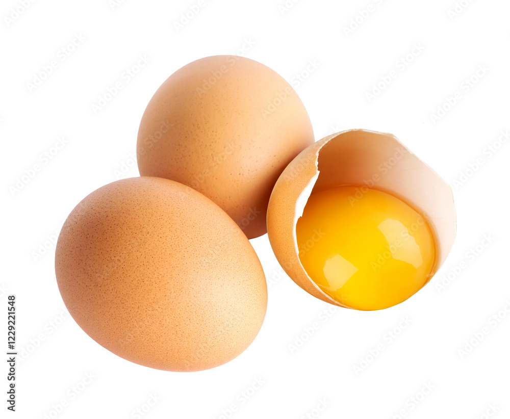 Closeup of eggs isolated on transparent background. PNG format Closeup of eggs isolated on transparent background. PNG format