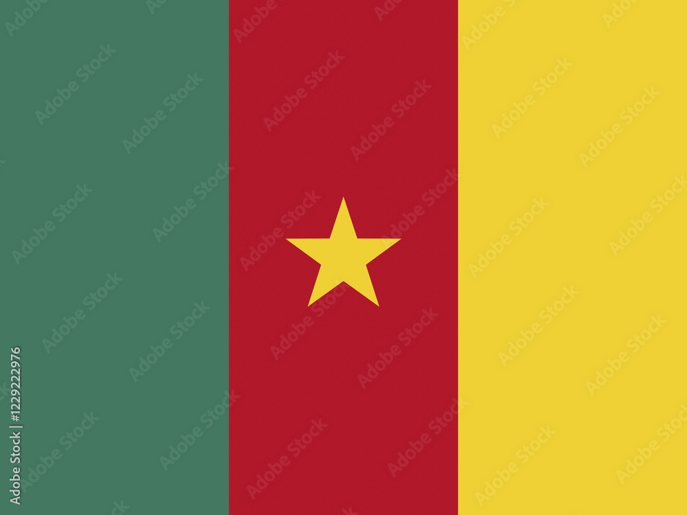 Official national flag of Cameroon