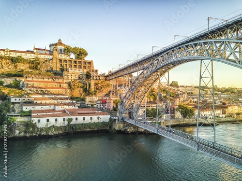 Steel bridge Dom Luis I to Vila Nova de Gaia, Porto, Portugal, Europe