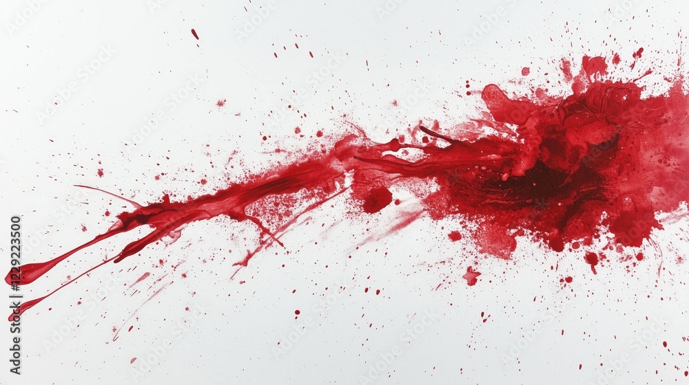 Dynamic Red Paint Splash Art Studio Abstract Artwork Creative Environment Close-Up View Expression of Energy Dynamic Red Paint Splash Art Studio Abstract Artwork Creative Environment Close-Up View Expression of Energy