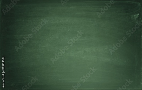 Fototapeta Naklejka Na Ścianę i Meble -  Blank green blackboard vintage color toned, space for text or images