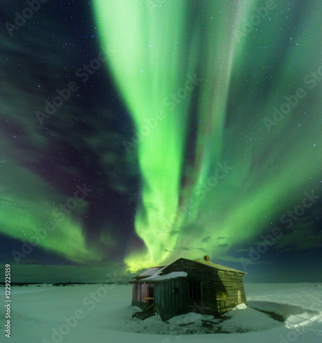 Northern lights on the Kola Peninsula
