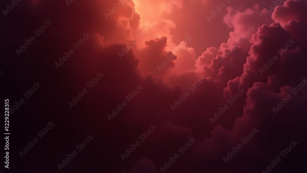 Fototapeta premium Red Dramatic Cloudscape