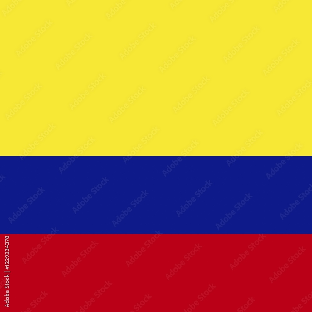 Fototapeta premium Official national flag of Colombia