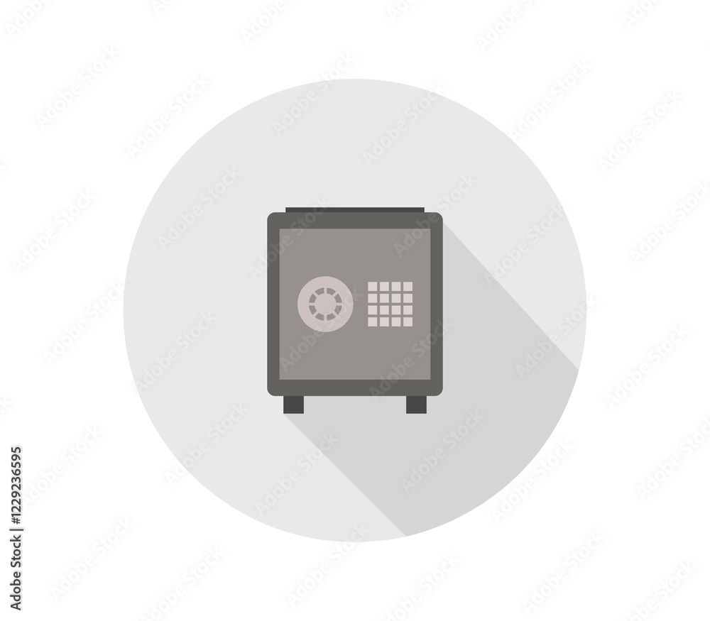 Obraz premium Safe icon illustrated in vector on white background