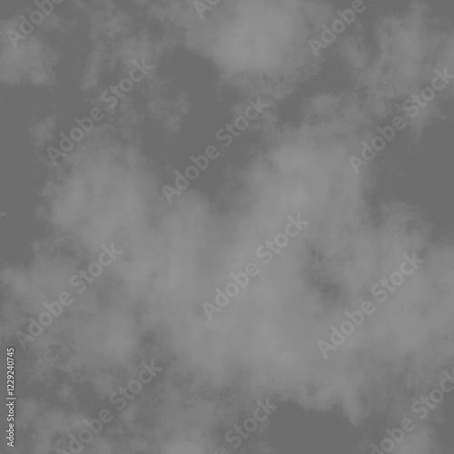 グレーの濃淡のある手描きの水彩のテクスチャ - 正方形のモノトーンの背景イラスト素材