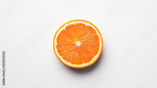 Wallpaper Mural Half an orange on white background. Torontodigital.ca