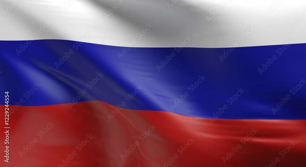 Flag of Russia using as background, 3d rendering Flag of Russia using as background, 3d rendering