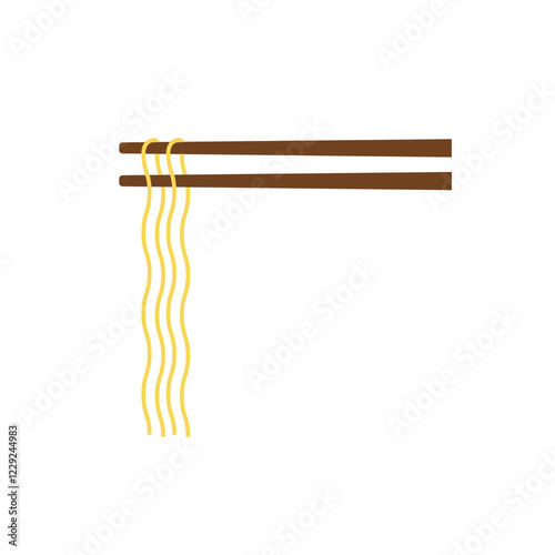 Noodle soup vector food meal delicious asian vector illustration emoji ramen
