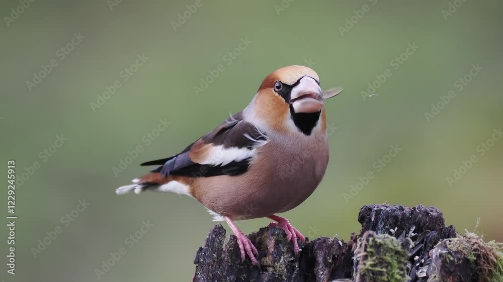 Kernbeißer (Coccothraustes coccothraustes)     