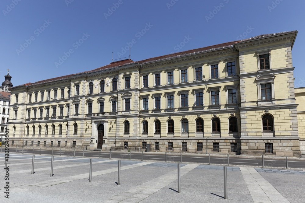 Regional Court and Constitutional Court of the Free State of Saxony, Leipzig, Saxony, Germany, Europe Regional Court and Constitutional Court of the Free State of Saxony, Leipzig, Saxony, Germany, Europe