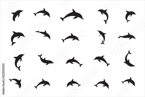 Majestic Dolphin Silhouette Mega
