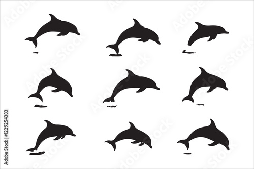 Majestic Dolphin Silhouette Mega
