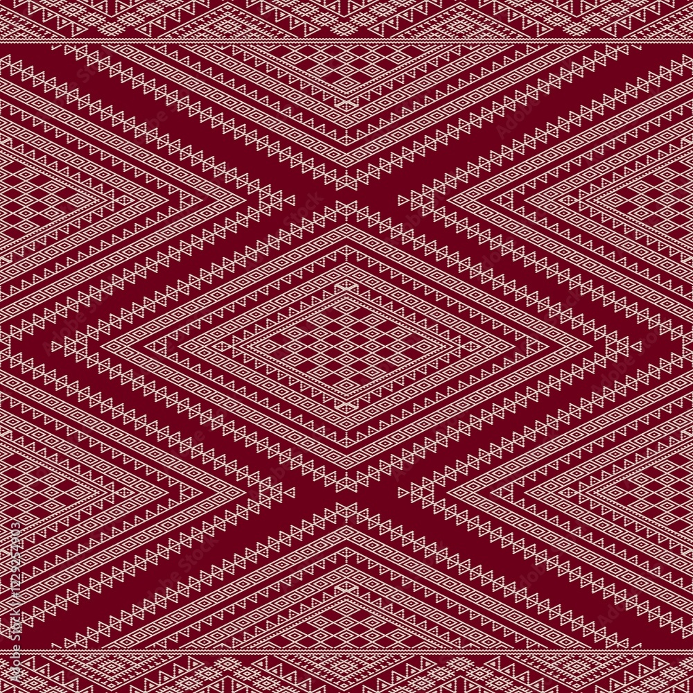 Traditional Tunisian embroidery pattern, seamless vector composition Traditional Tunisian embroidery pattern, seamless vector composition