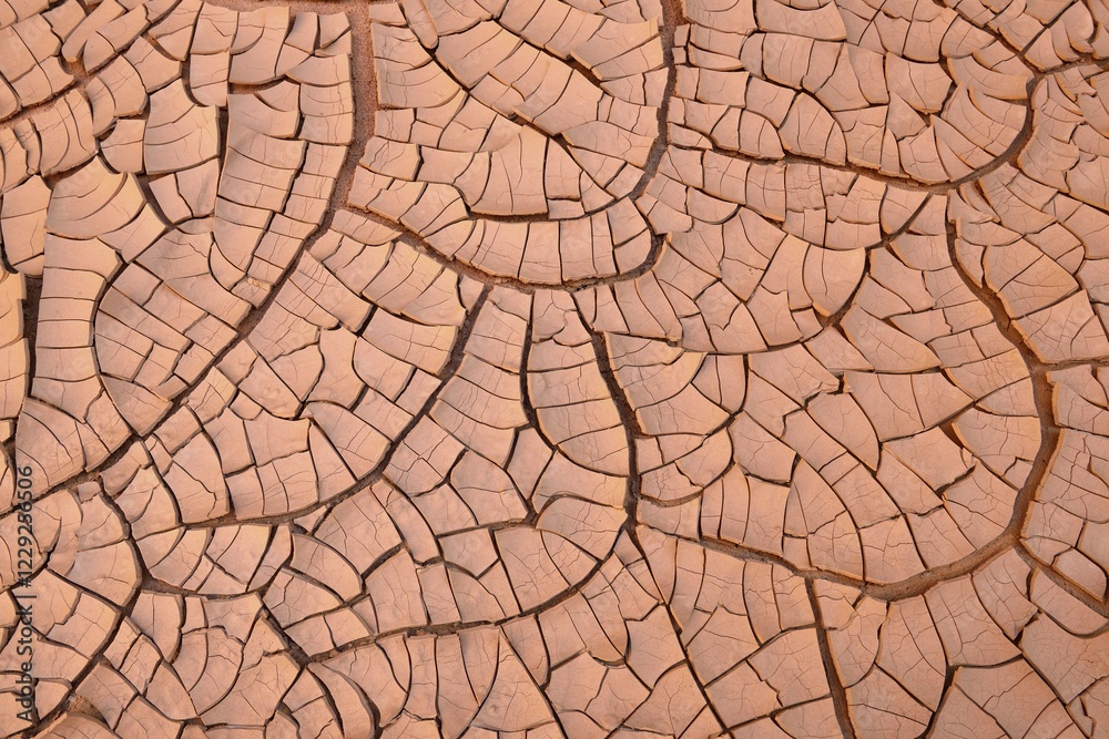 Broken surface of a clay pan or playa, Tassili n´ Ajjer, Algeria, Sahara desert, North Africa, Africa Broken surface of a clay pan or playa, Tassili n´ Ajjer, Algeria, Sahara desert, North Africa, Africa