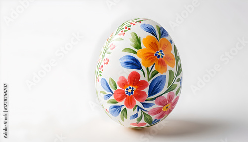 easter egg and watercolor egg