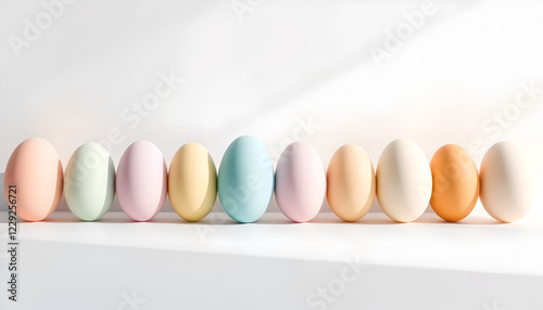 eggs on a white background