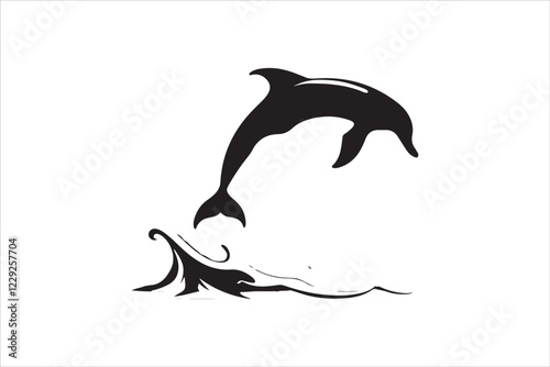 Majestic Dolphin Silhouette Mega
