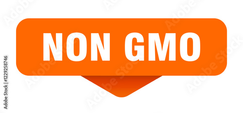 non gmo sticker. non gmo sign on transparent background