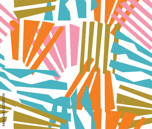 design vector art abstract background seamless pattern geometric lines