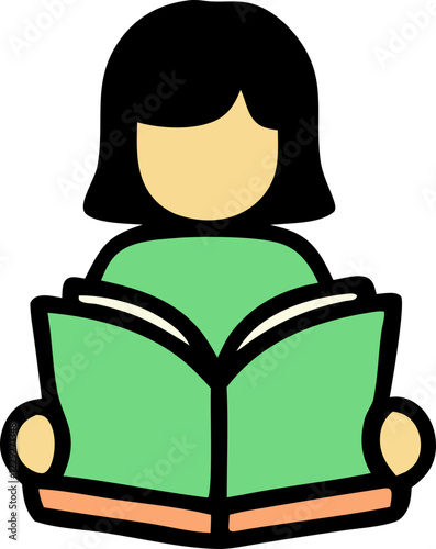 study vector image svg icon