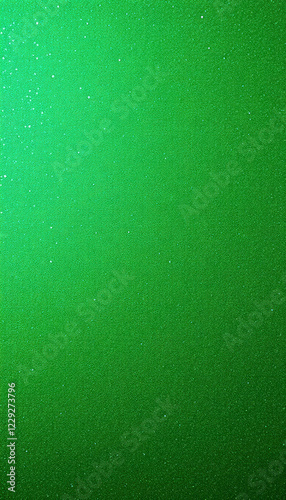 A vibrant green glitter gradient background with shimmering sparkles, perfect for festive and creative designs.