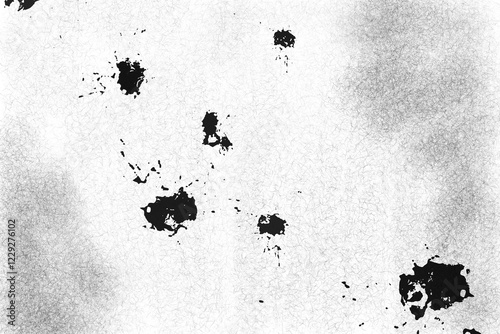 Black ink splat background distressed texture