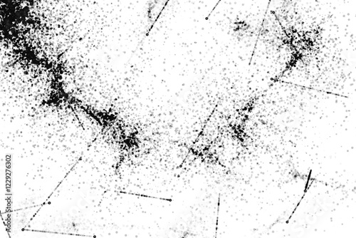 Distressed Black Splash Grunge Texture