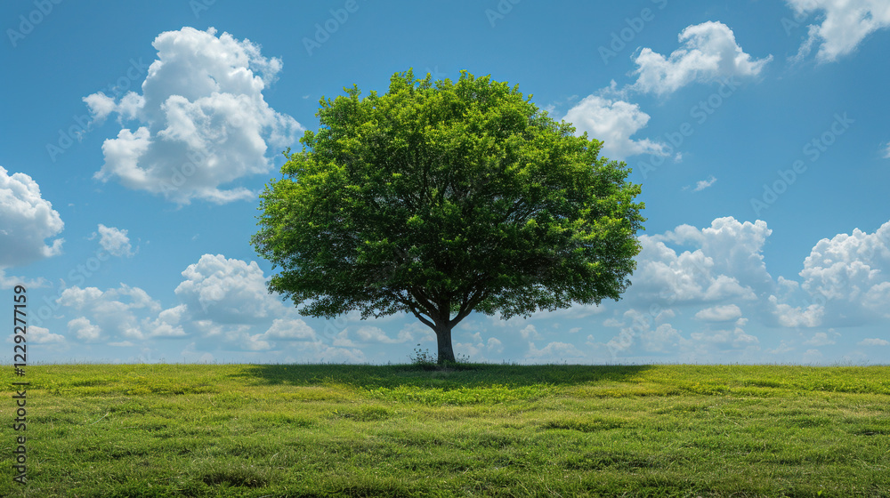 Fototapeta premium lonely tree on a field