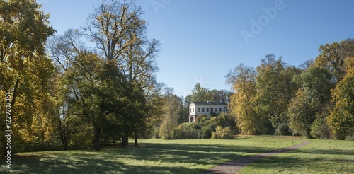 Roman House in the Park at the Ilm, UNESCO World Cultural Heritage Site, Weimar, Weimar, Thuringia, Germany, Europe