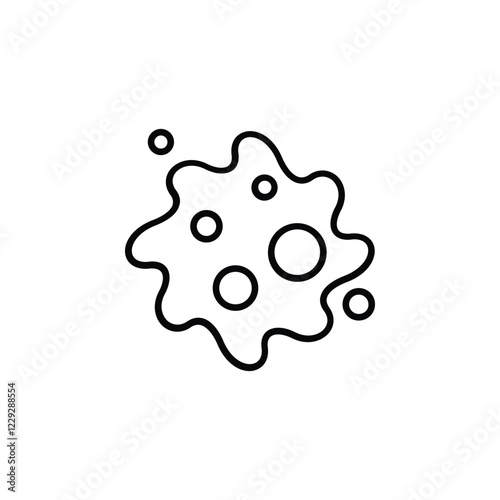invisible viruses and bacteria icon