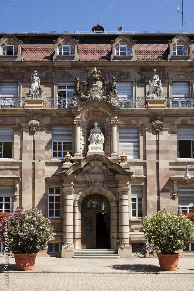 Fototapeta premium Townhouse, Speyer, Rhineland-Palatinate, Germany, Europe
