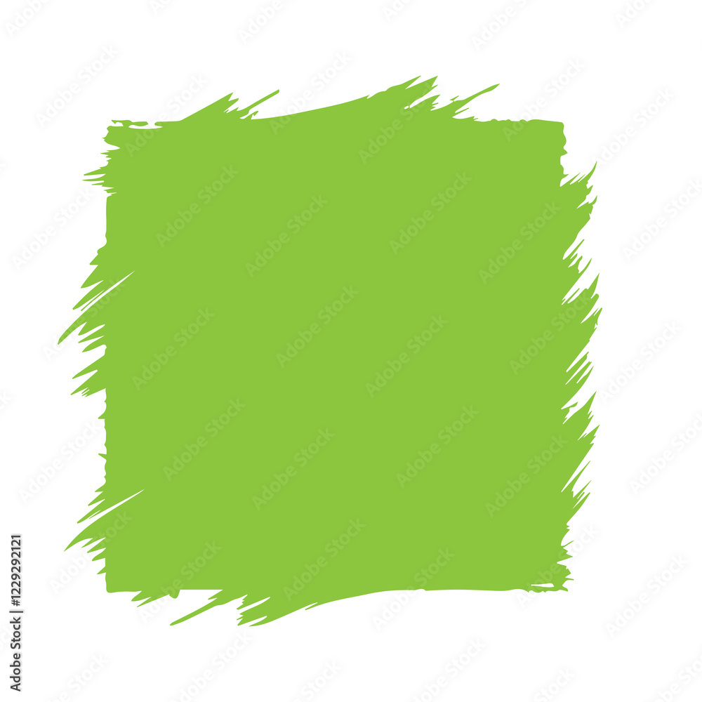 Obraz premium green brush frame