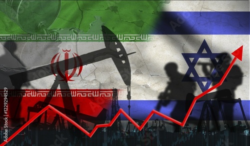 Increase in gasoline prices due to the Israel vs Iran war. Increase in the price of oil due to the war between Iran and Israel